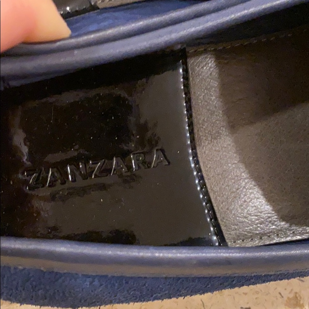 Zanzara Navy Blue Suade Men’s Loafer - Picture 5 of 11